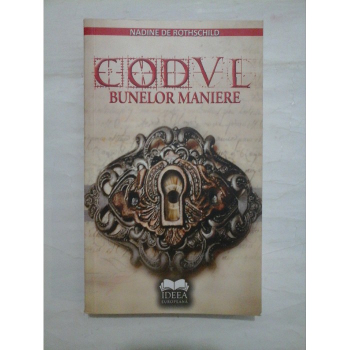 CODUL  BUNELOR  MANIERE  -  NADINE  DE  ROTHSGHILD